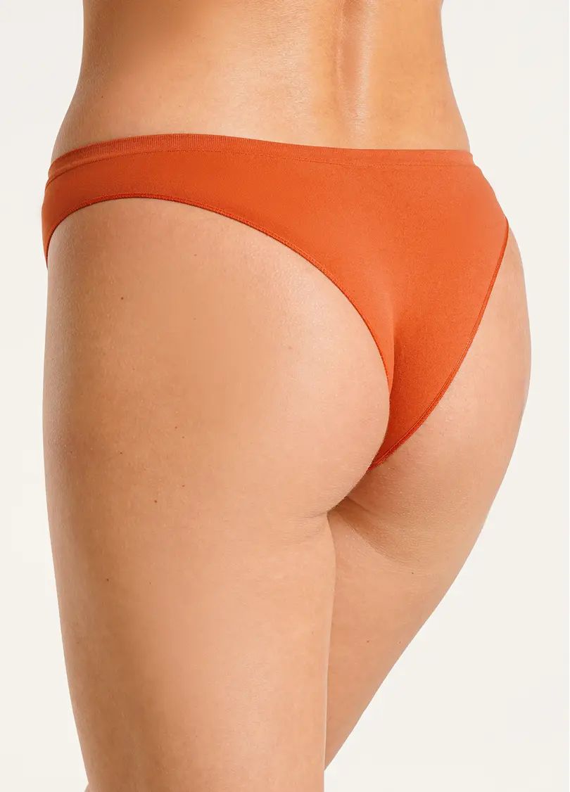 Безшовні труси бразиліана BRASILIAN BRIEFS COLOR burnt sienna (помаранчевий)