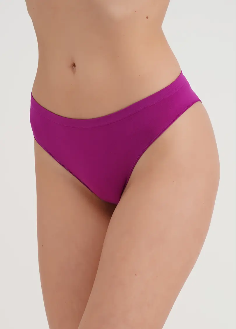 Безшовні труси бразиліана BRASILIAN BRIEFS COLOR dahlia (фіолетовий)