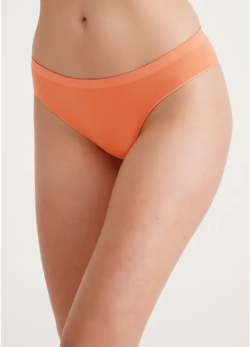 Безшовні труси бразиліана BRASILIAN BRIEFS COLOR desert flowers (помаранчевий)