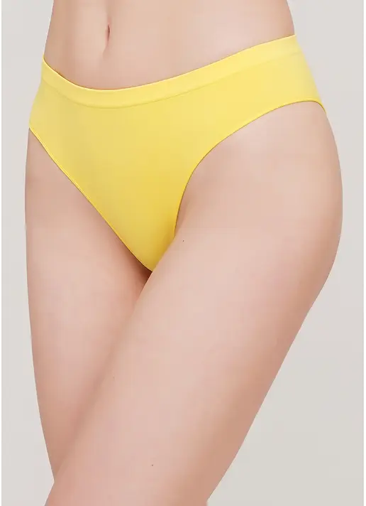 Бесшовные трусы бразилиана BRASILIAN BRIEFS COLOR illuminating (желтый)