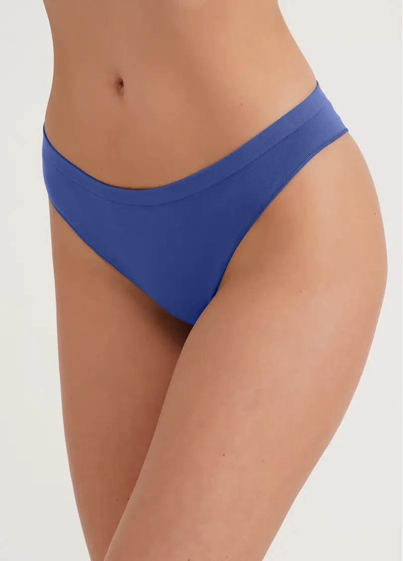 Безшовні труси бразиліана BRASILIAN BRIEFS COLOR skydiver (синій)