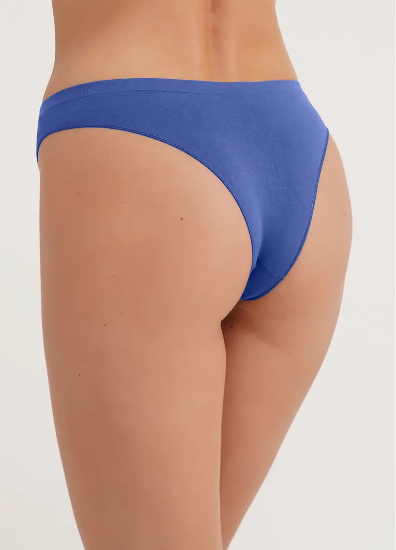 Безшовні труси бразиліана BRASILIAN BRIEFS COLOR skydiver (синій)