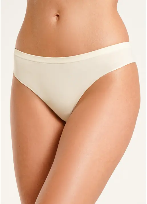 Бесшовные трусы бразилиана BRASILIAN BRIEFS COLOR vanilla (желтый)