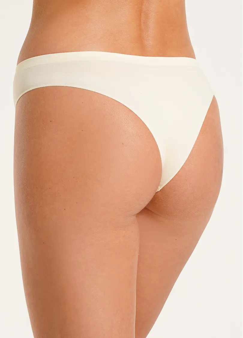 Безшовні труси бразиліана BRASILIAN BRIEFS COLOR vanilla (жовтий)