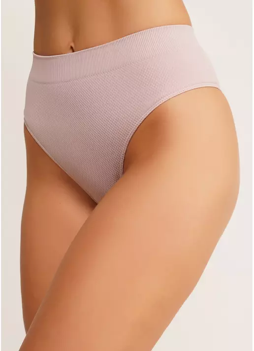 Безшовні бразиліана з фактурним візерунком BRASILIAN BRIEFS GRAIN burnished lilac (рожевий)
