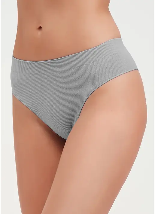 Трусики бразиліана в рубчик BRASILIAN BRIEFS RIB griffin (сірий) Трусики бразиліана в рубчик BRASILIAN BRIEFS RIB griffin (сірий)