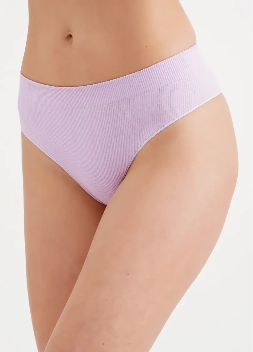 Трусики бразиліана в рубчик BRASILIAN BRIEFS RIB orchid bloom (фіолетовий)