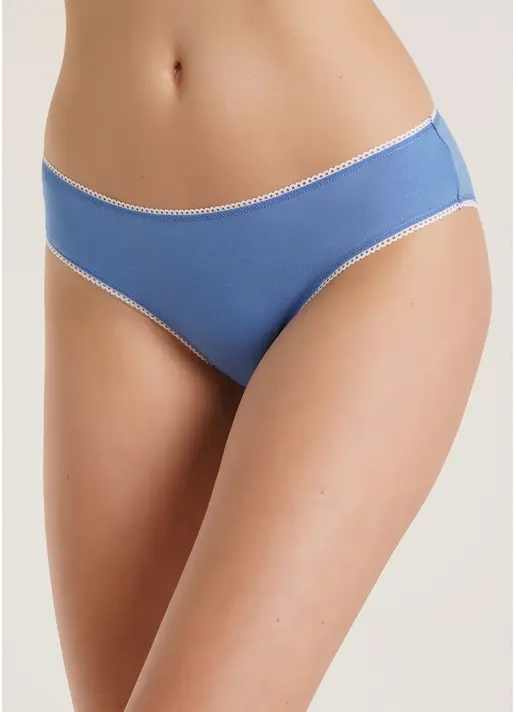 Трусики из хлопка слипы Basic 2301/60 blue (голубой)