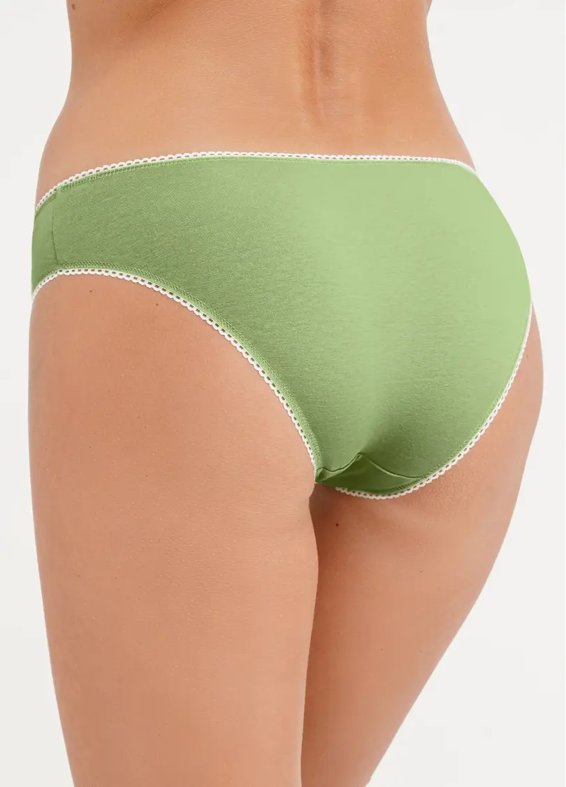 Трусики з бавовни сліпи Basic 2301/60 light green (зелений)