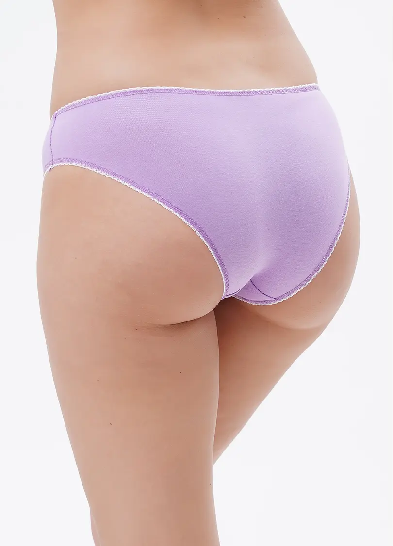 Трусики з бавовни сліпи Basic 2301/60 lilac (фіолетовий)