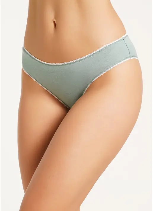 Трусики из хлопка слипы Basic 2301/60 mint (голубой)