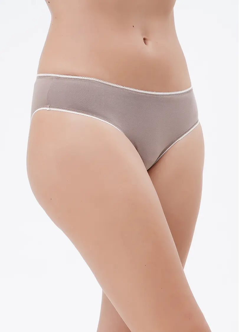 Трусики з бавовни сліпи Basic 2301/60 mokko (коричневий)