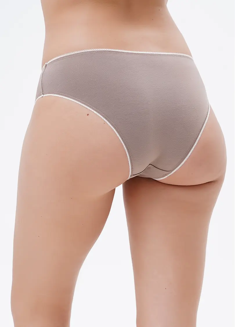 Трусики з бавовни сліпи Basic 2301/60 mokko (коричневий)