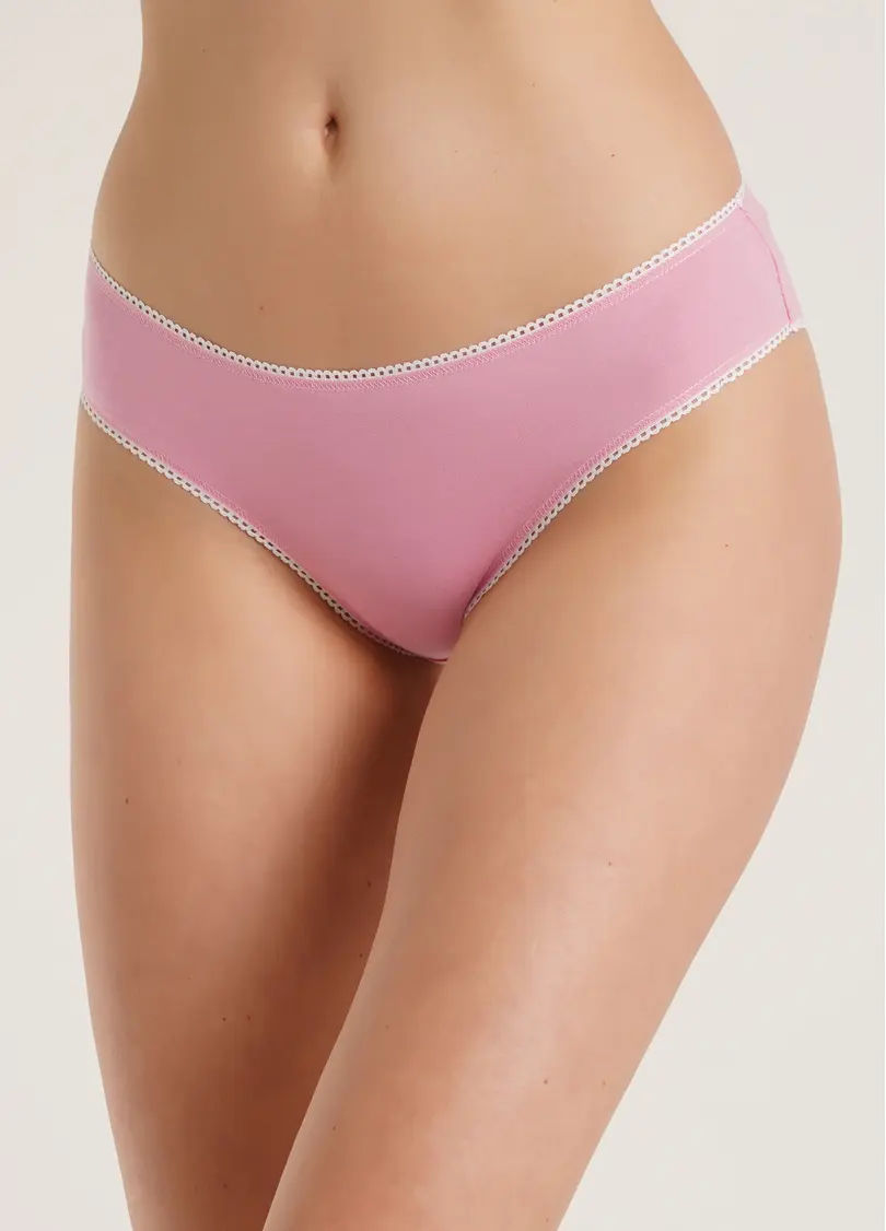 Трусики з бавовни сліпи Basic 2301/60 pink (рожевий)