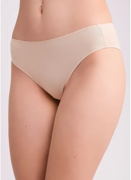 Труси бразиліана бавовняні Basic chic 2237/60 beige (бежевий)