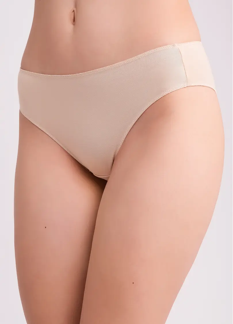 Труси бразиліана бавовняні Basic chic 2237/60 beige (бежевий)