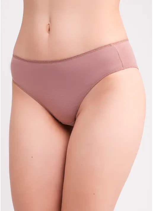 Труси бразиліана бавовняні Basic chic 2237/60 mokko (коричневий)