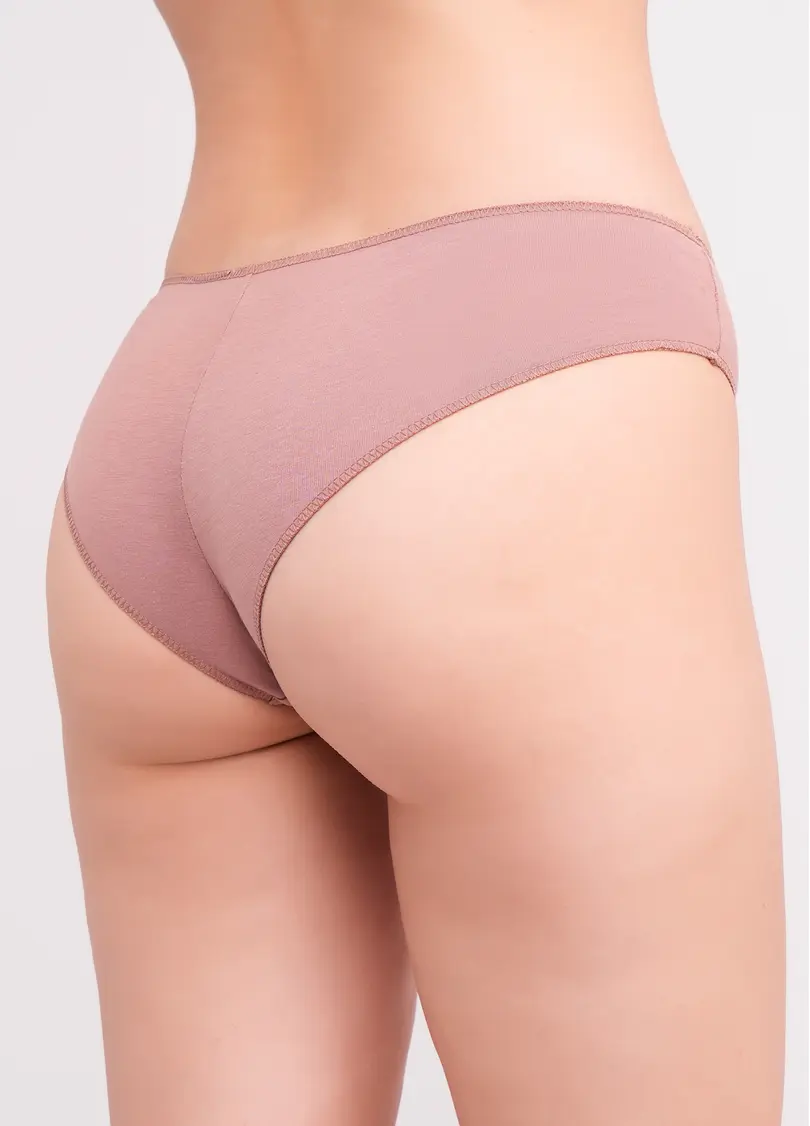Труси бразиліана бавовняні Basic chic 2237/60 mokko (коричневий)