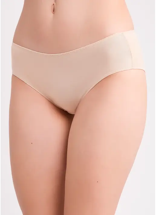Труси сліпи з бавовни Basic chic 2318/60 beige (бежевий)