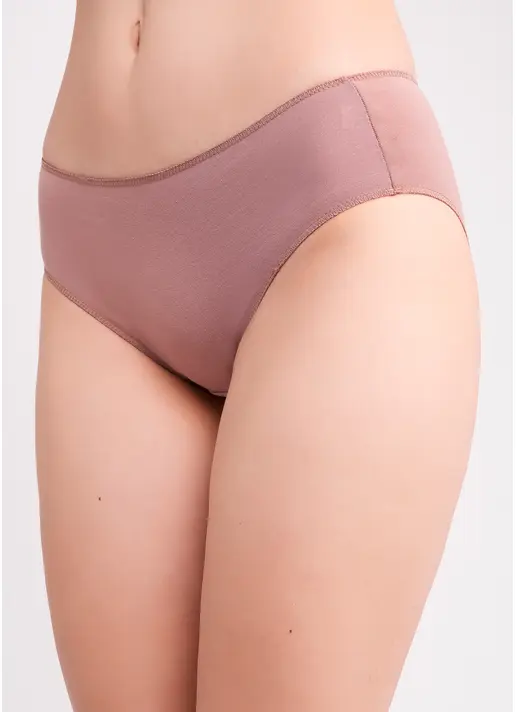 Трусы слипы из хлопка Basic chic 2318/60 mokko (коричневый)