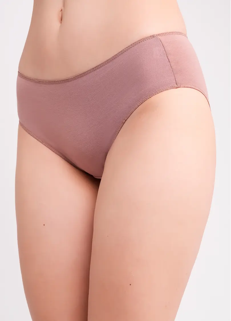 Труси сліпи з бавовни Basic chic 2318/60 mokko (коричневий)