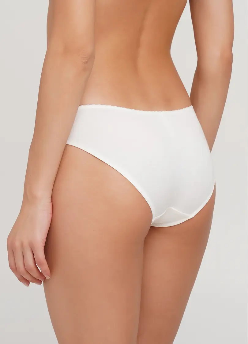 Класичні трусики сліпи Basic cotton 2301/60 ivory (білий)