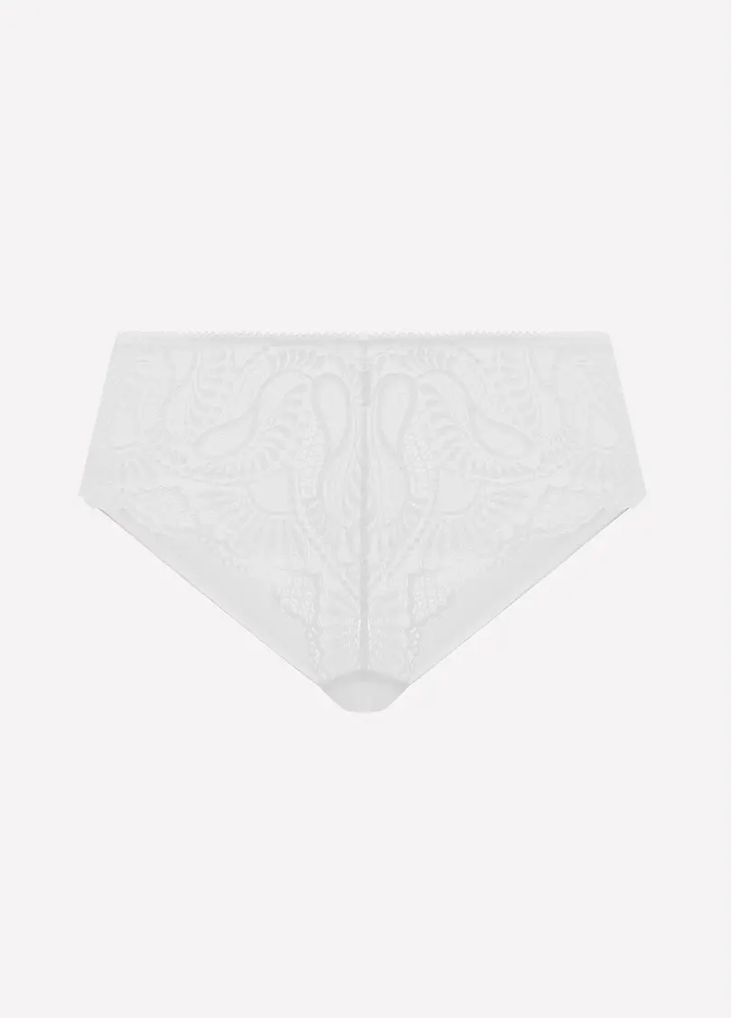 Труси бразиліана з мережива та сітки GRACE 2233/41 white (білий)