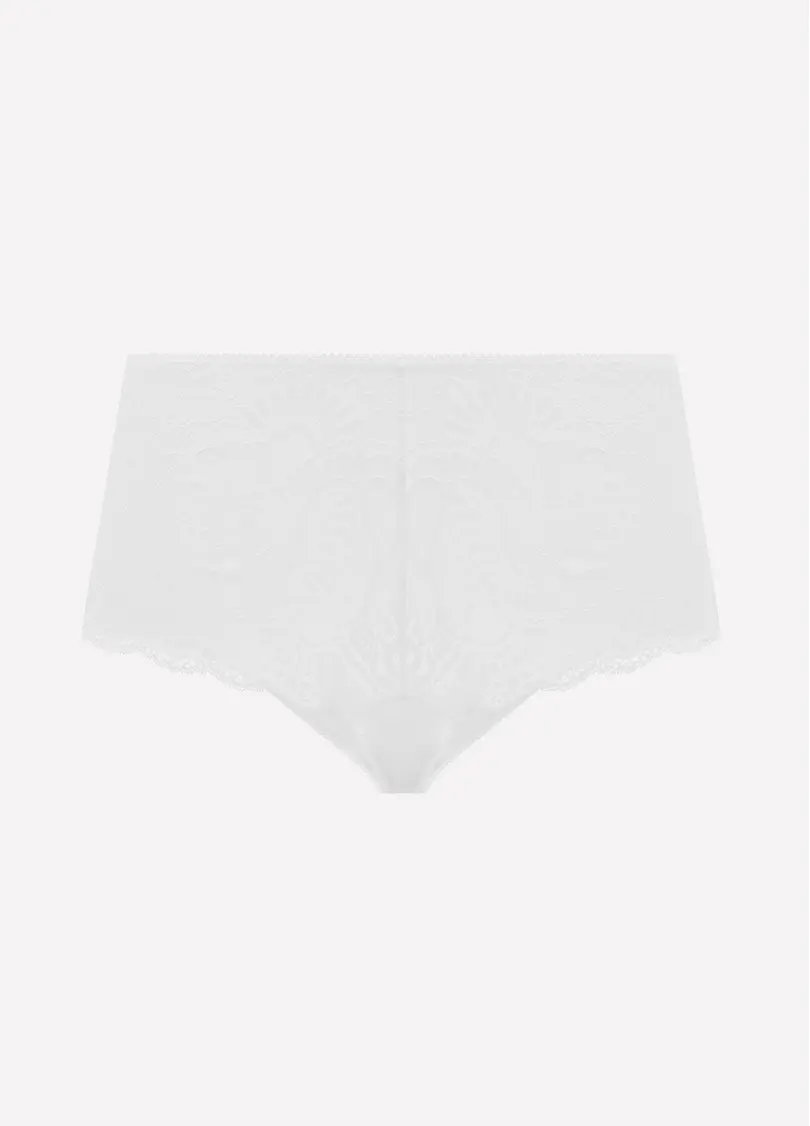 Труси сліп з мережива та бавовни GRACE 2315/35 white (білий)