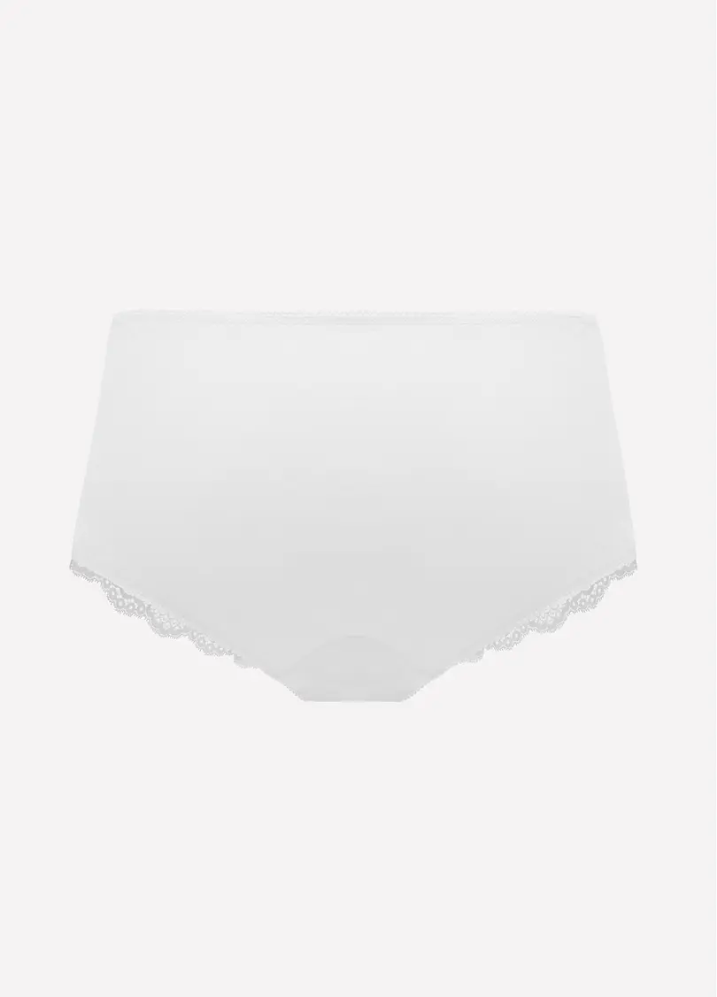 Труси сліп з мережива та бавовни GRACE 2315/35 white (білий)