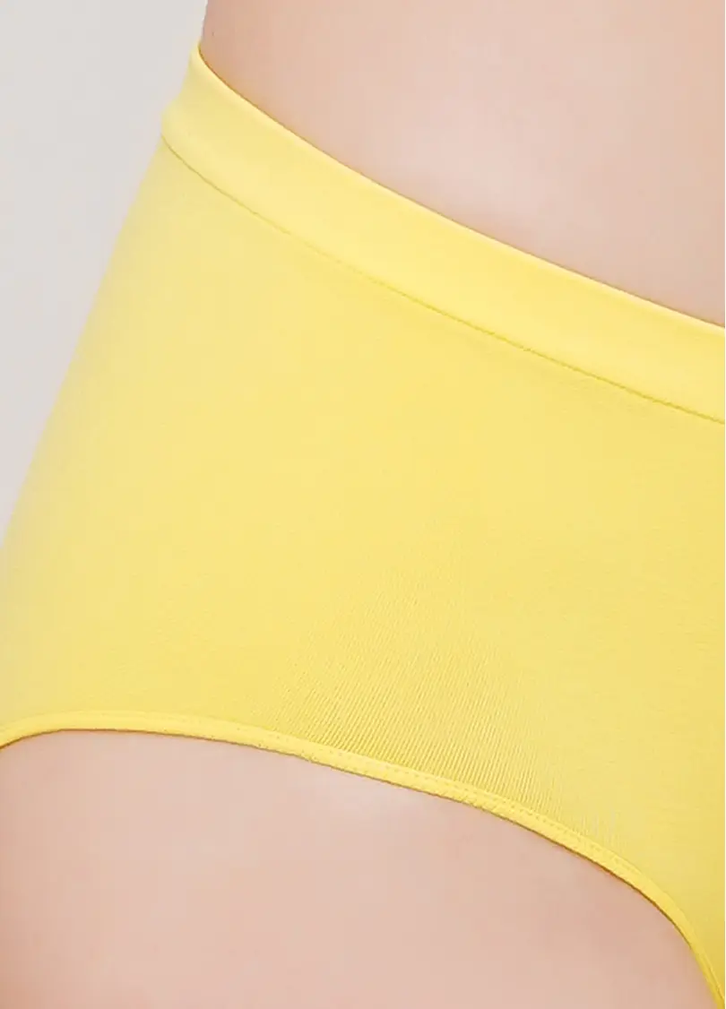 Безшовні труси напівшортики HIPSTER BRIEFS COLOR (жовтий)