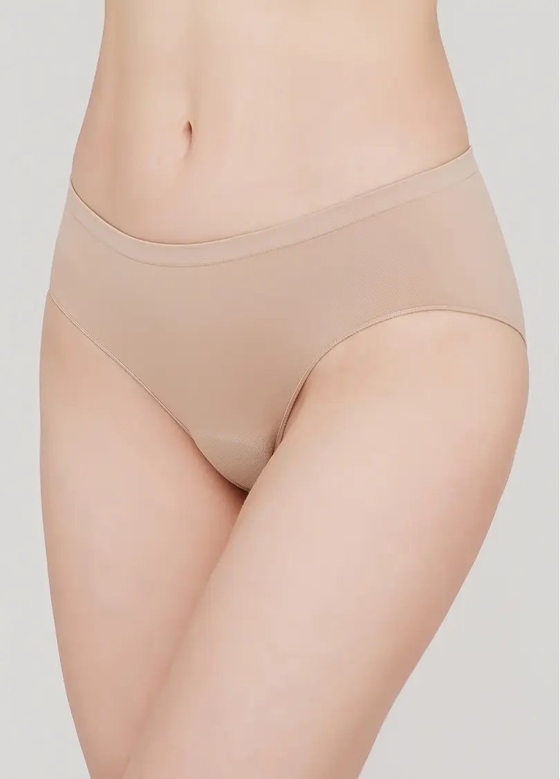 Безшовні труси хіпстери HIPSTER BRIEFS (бежевий)