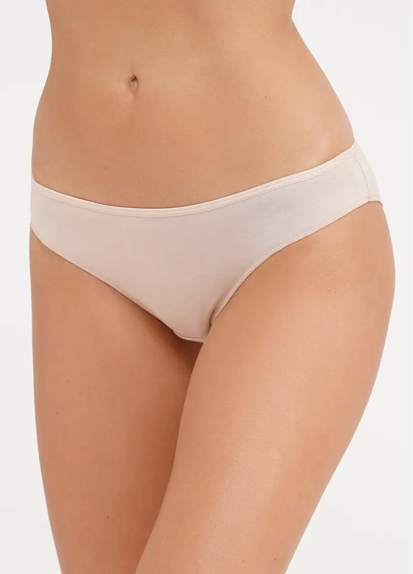 Трусики сліпи з бавовни Leila 2301/60 beige (бежевий)