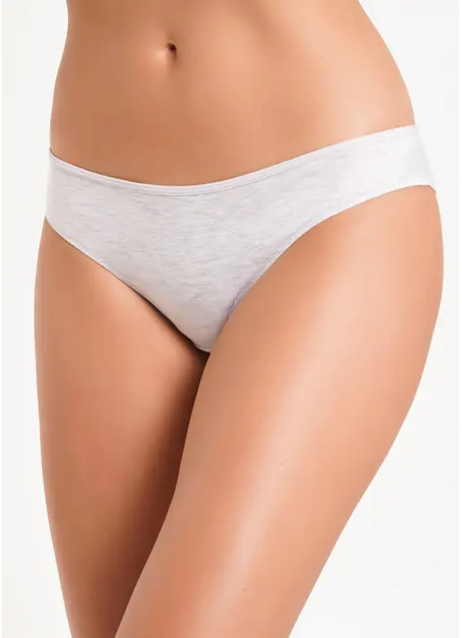 Трусики сліпи з бавовни Leila 2301/60 grey (сірий)