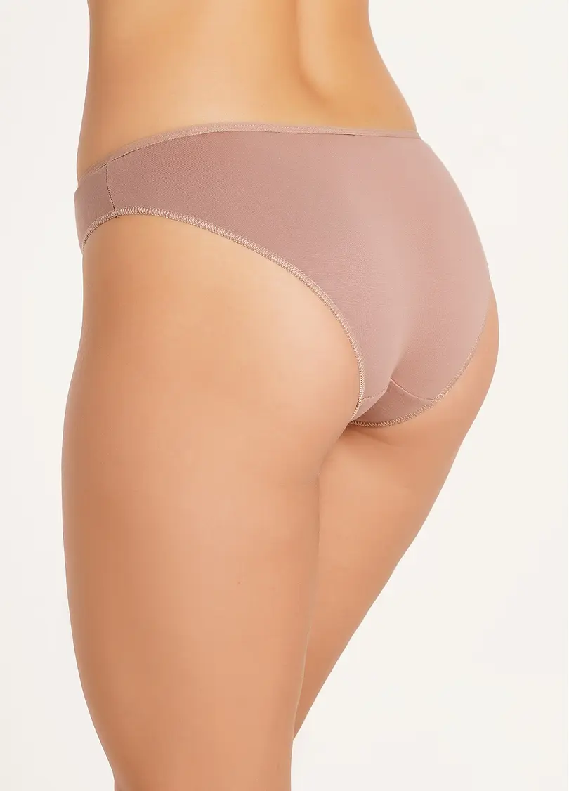 Трусики сліпи з бавовни Leila 2301/60 mokko (бежевий)
