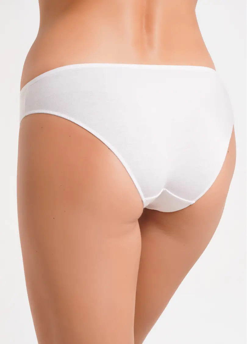 Трусики сліпи з бавовни Leila 2301/60 white (білий)