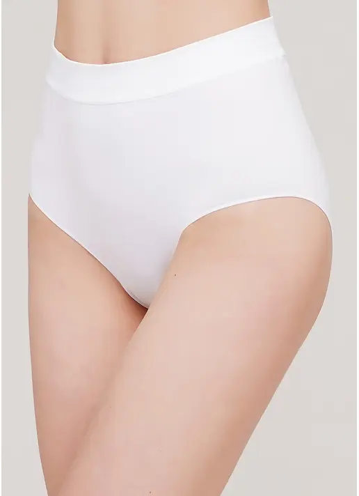 Безшовні труси бріфи MIDI BRIEFS (білий)