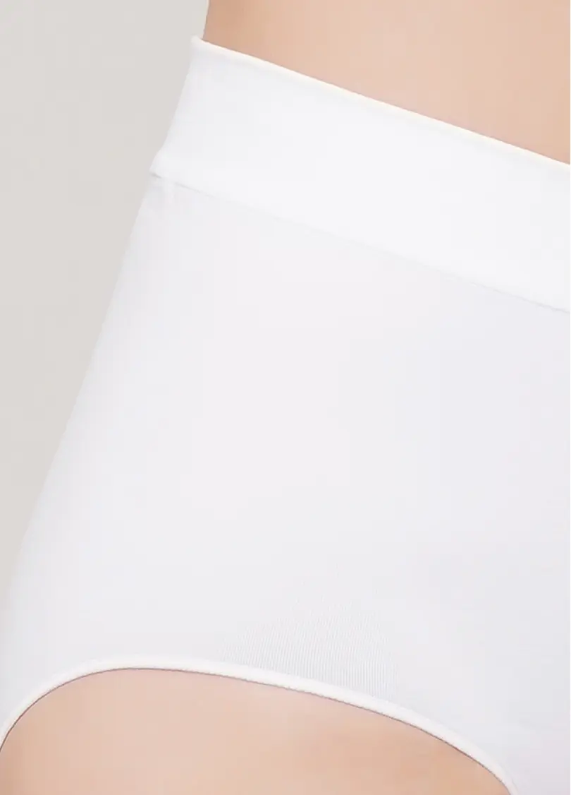 Безшовні труси бріфи MIDI BRIEFS (білий)