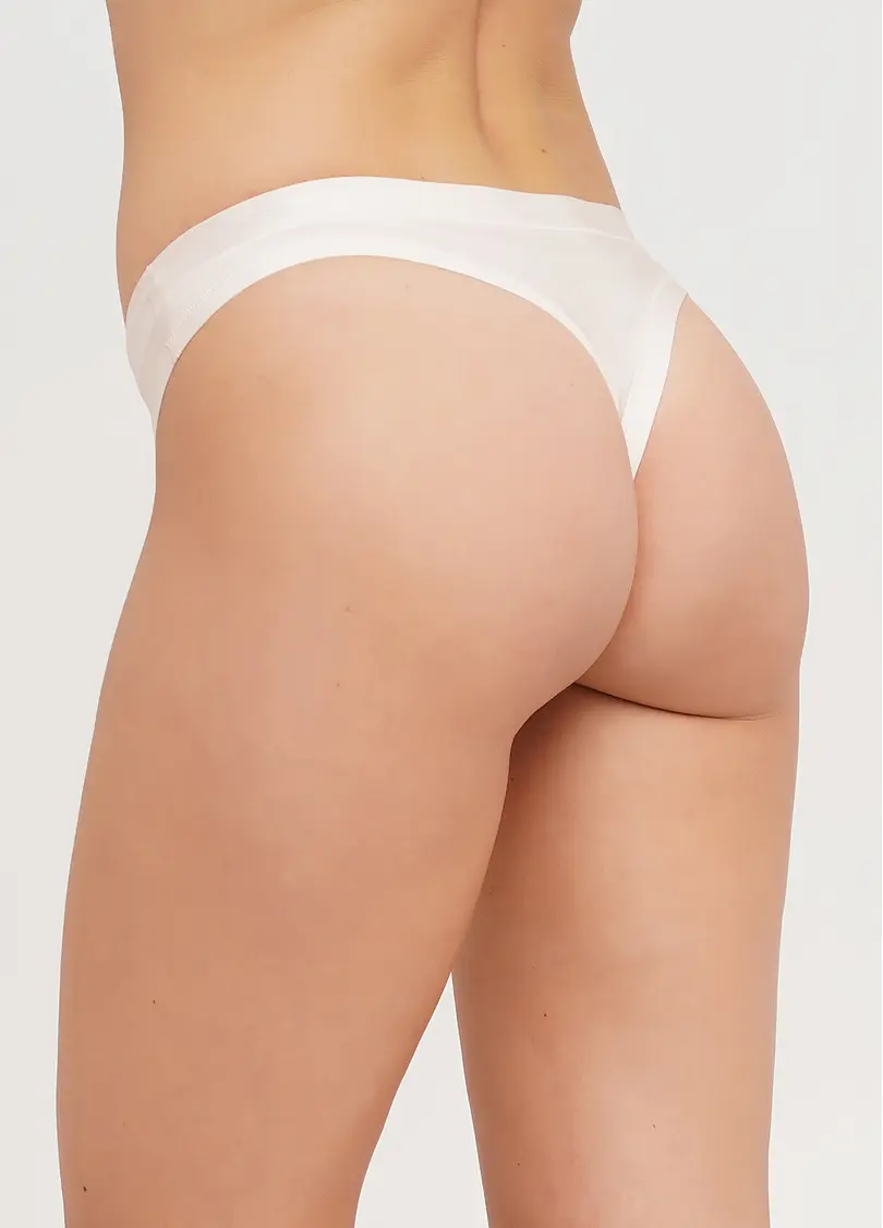 Трусики стрінги з малюнком тату Nude tattoo 2102/20 diamond (бежевий)