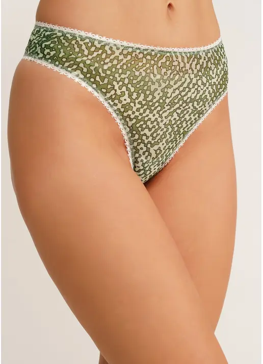Стрінги сітка в піксель PIXEL MESH 2102/40 pale green (зелений)