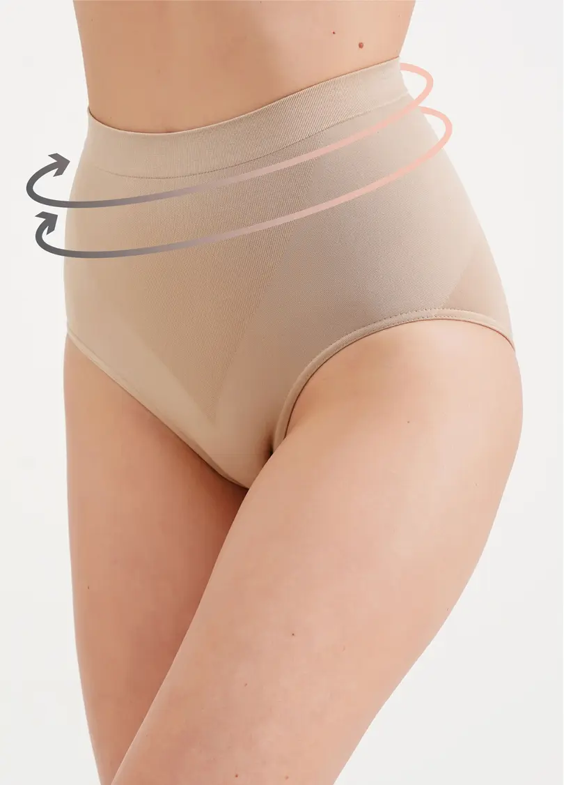 Безшовні труси сліпи моделюючі SLIP MODELLING beige (бежевий)