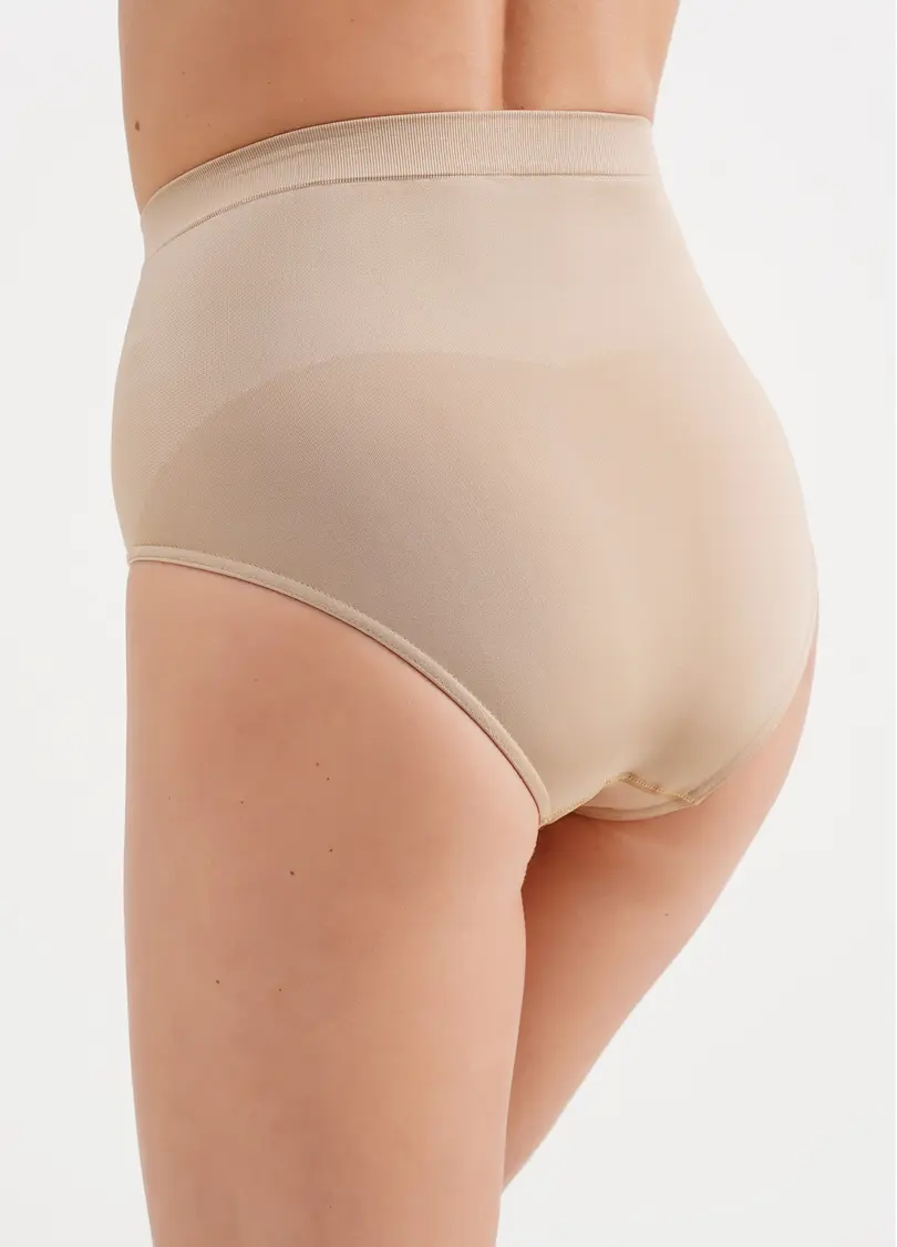 Безшовні труси сліпи моделюючі SLIP MODELLING beige (бежевий)