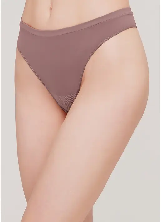 Безшовні стрінги STRING BRIEFS COLOR deep taupe (коричневий)