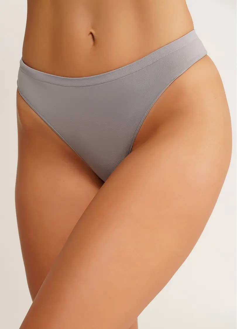 Безшовні стрінги STRING BRIEFS COLOR griffin (сірий)