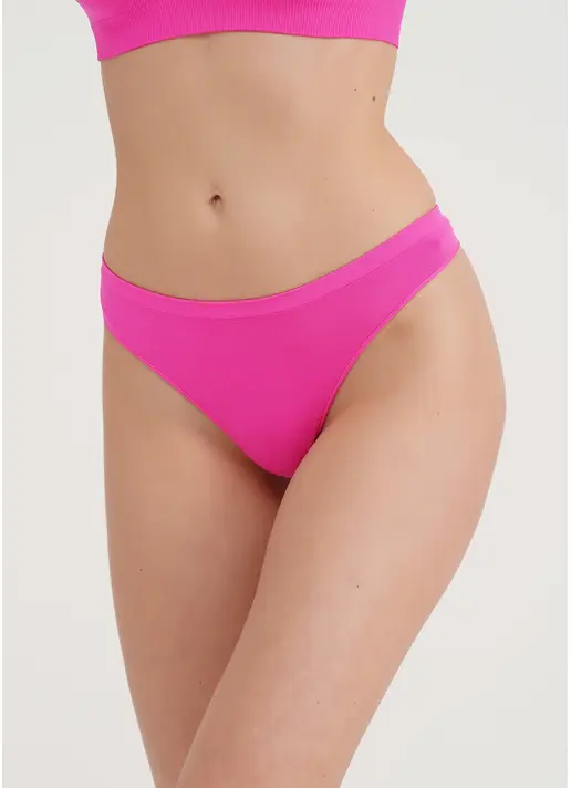 Безшовні стрінги STRING BRIEFS COLOR pink neon (неоновий рожевий)