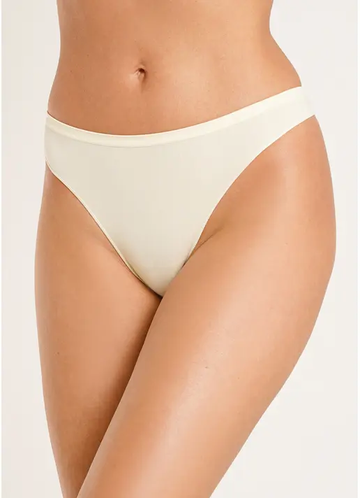 Безшовні стрінги STRING BRIEFS COLOR vanilla (жовтий)