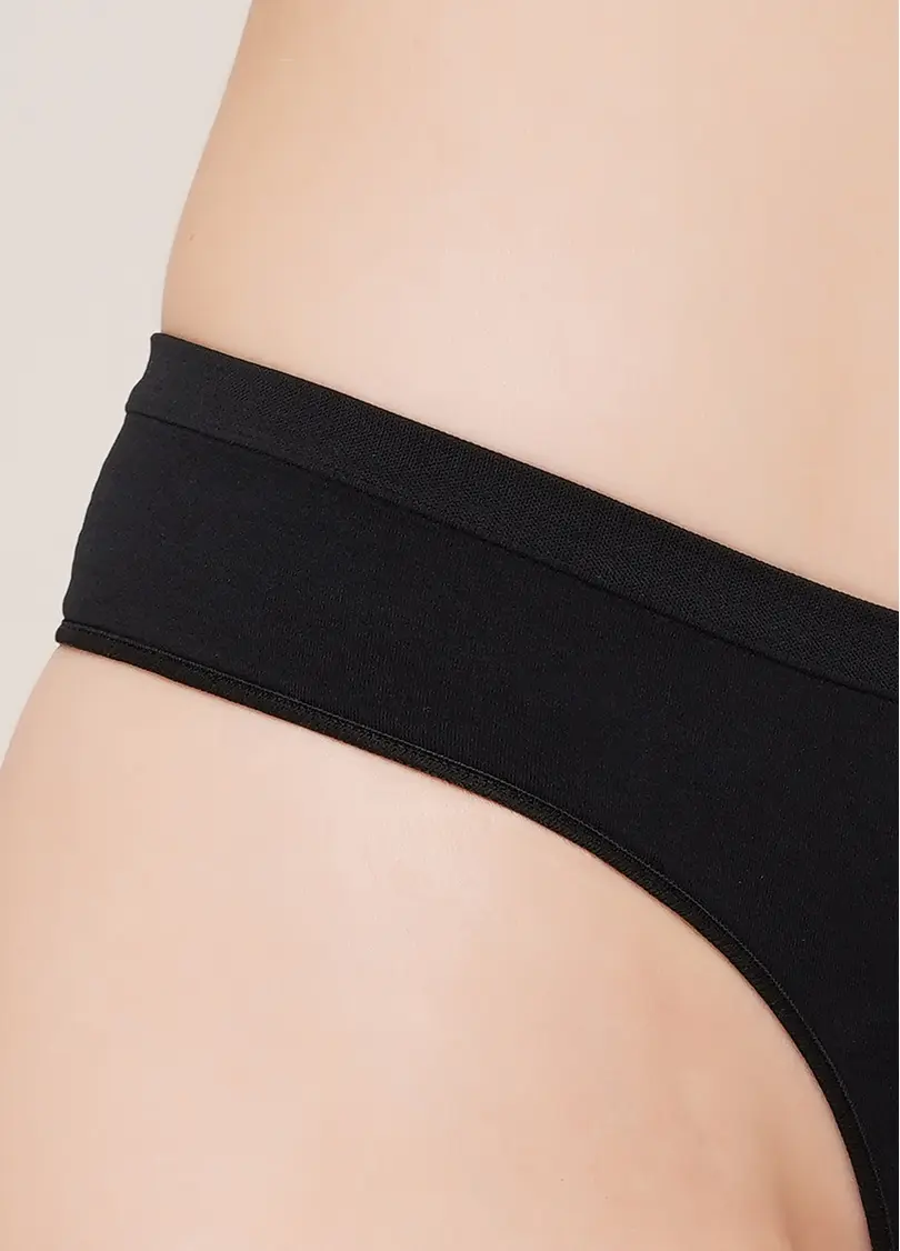 Безшовні стрінги STRING BRIEFS (чорний)