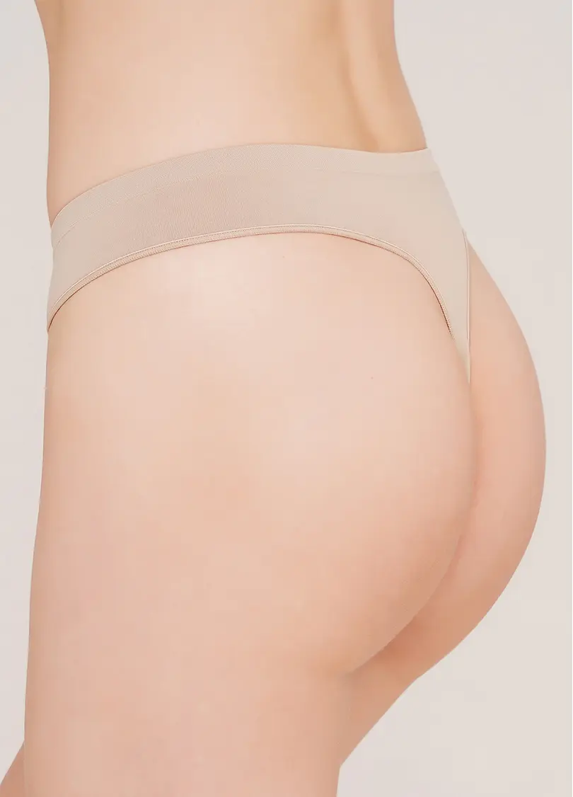 Безшовні стрінги STRING BRIEFS (бежевий)
