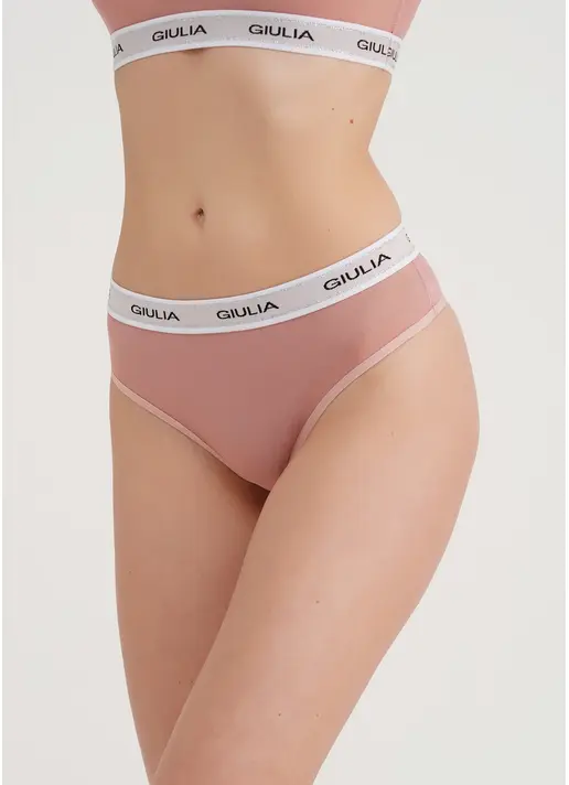 Трусики стрінги з сітки STRING BRIEFS NET 2101/40 powder (рожевий)