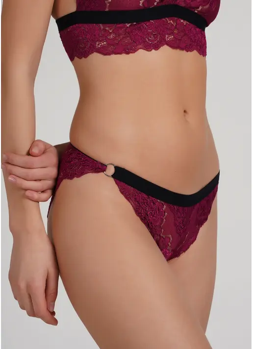 Мереживні трусики сліпи Sweet plum 2309/31 plum (фуксія) Мереживні трусики сліпи Sweet plum 2309/31 plum (фуксія)