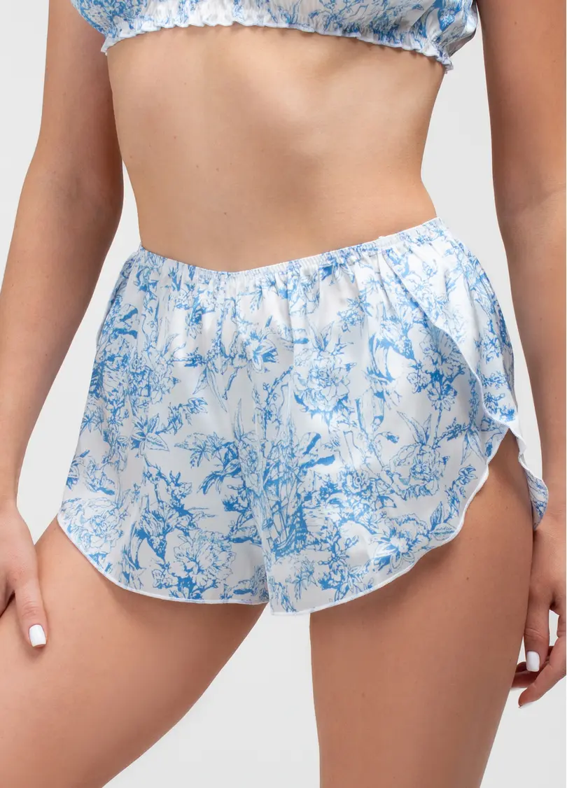 Шовкові труси-шорти TOILE SILK 2401/100 (блакитний)